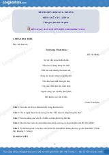 Đề thi giữa kì 2 Văn 12 - Đề số 8